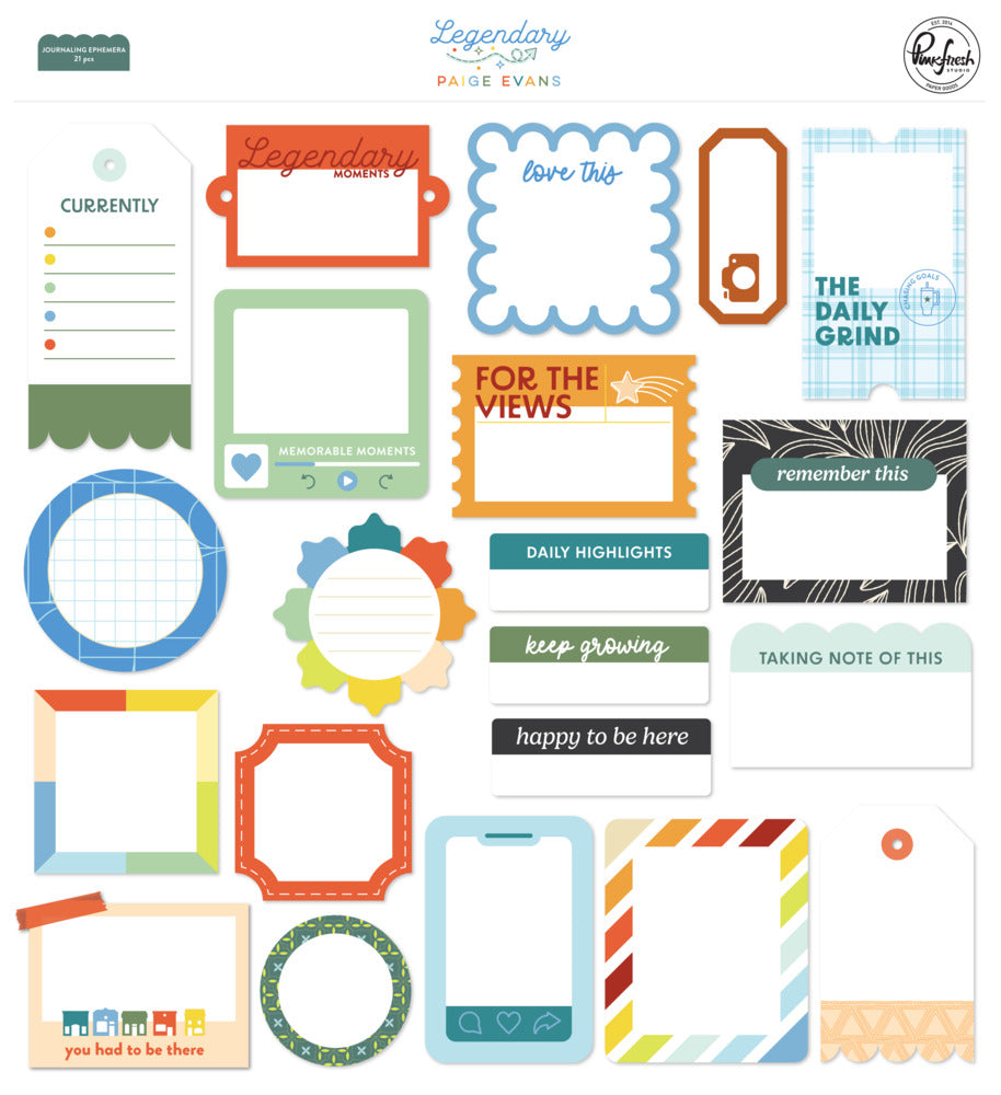 Pinkfresh - Legendary - Journaling Ephemera