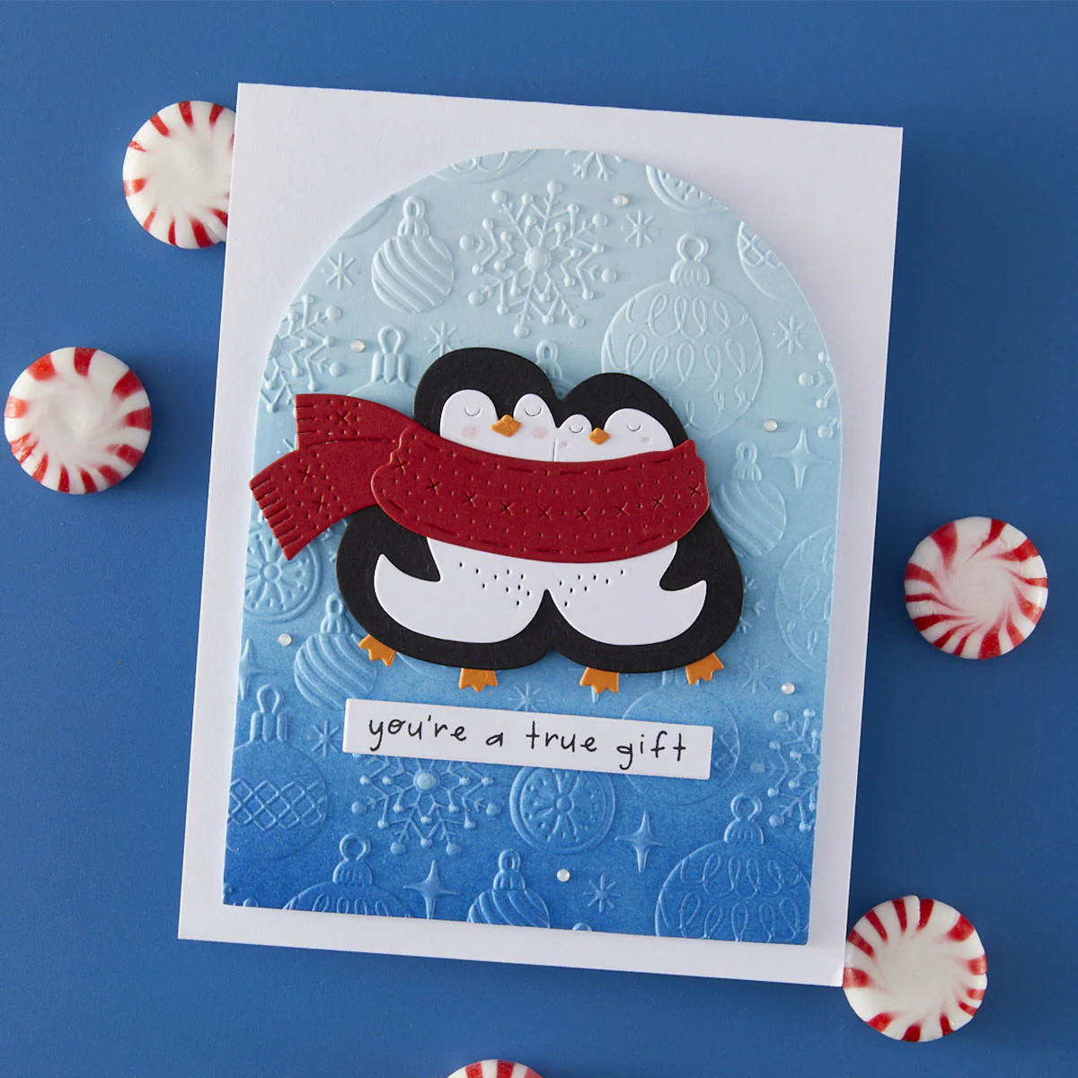 Spellbinders - Cozy Waddles Stamp & Die Bundle