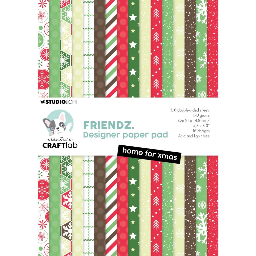 Studio Light - Friendz Paper Pad - Home for Christmas
