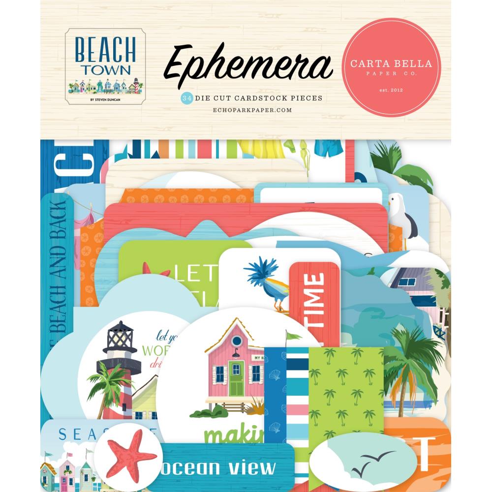 Carta Bella - Beach Town - Ephemera