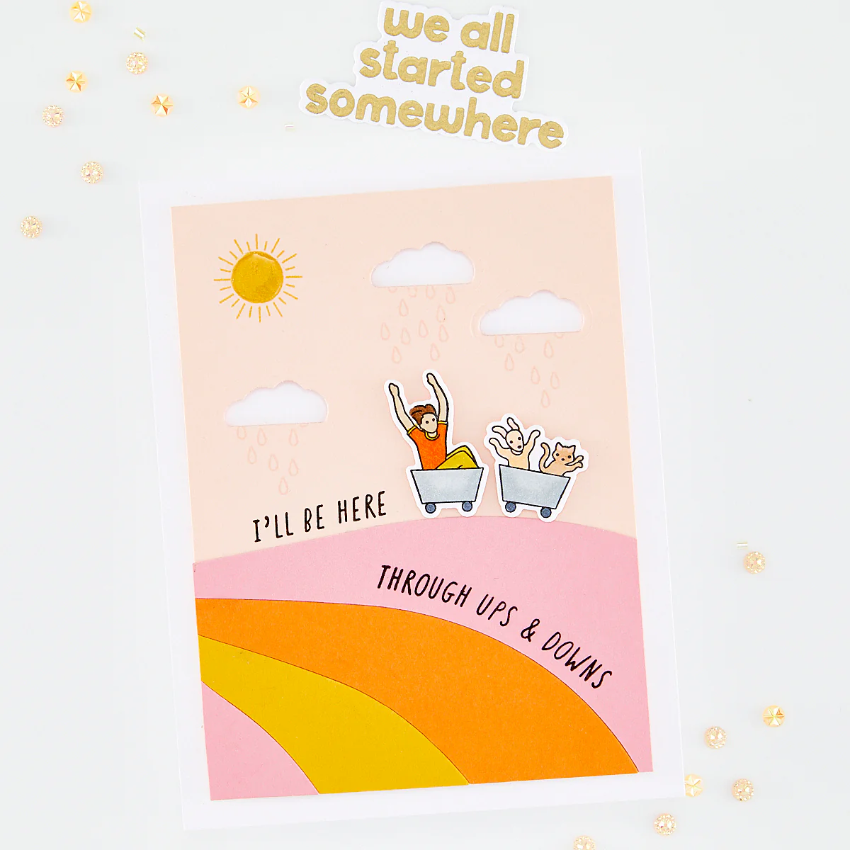 Hero Arts - We All Started Somewhere Stamp & Die Bundle