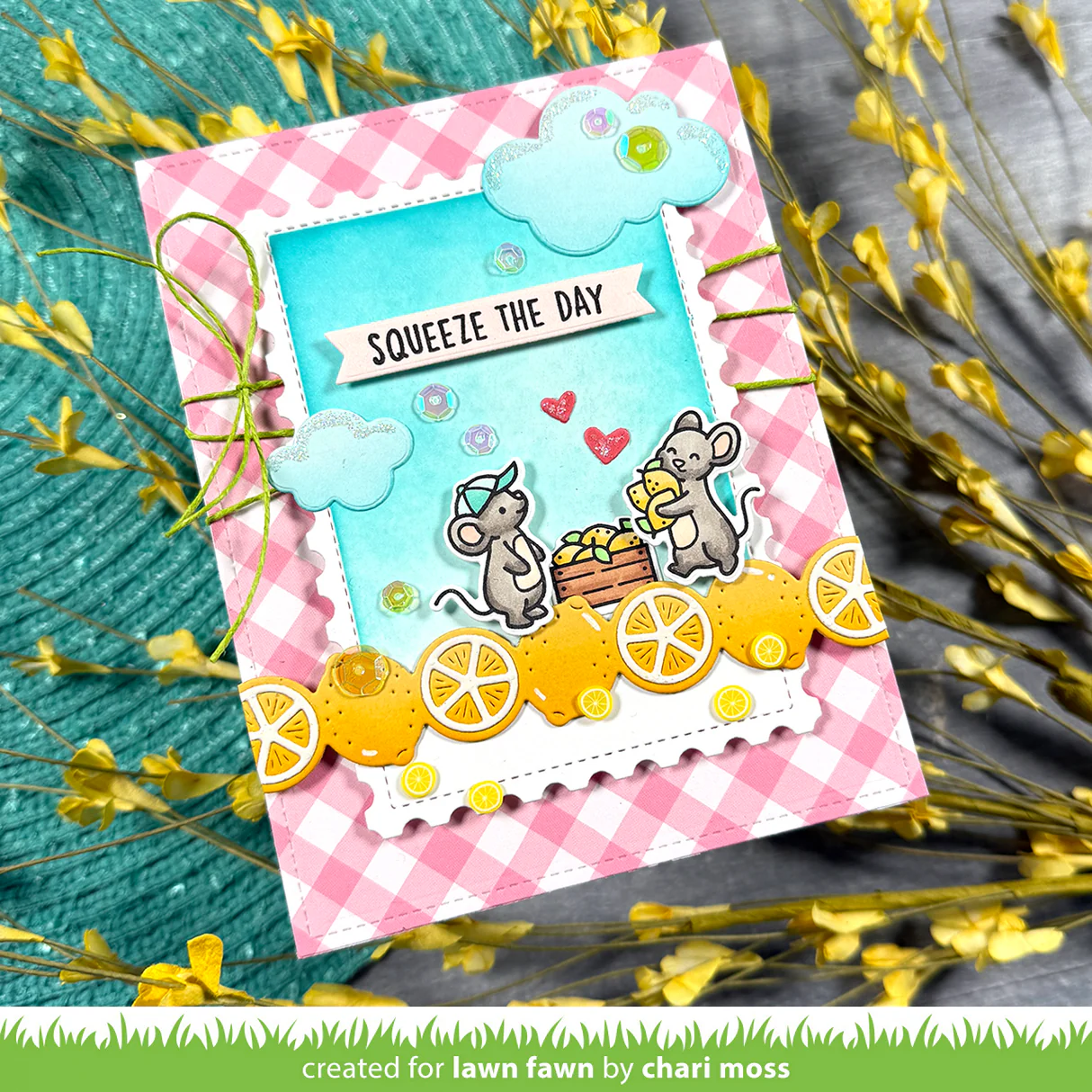 Lawn Fawn - Lemon Border Die