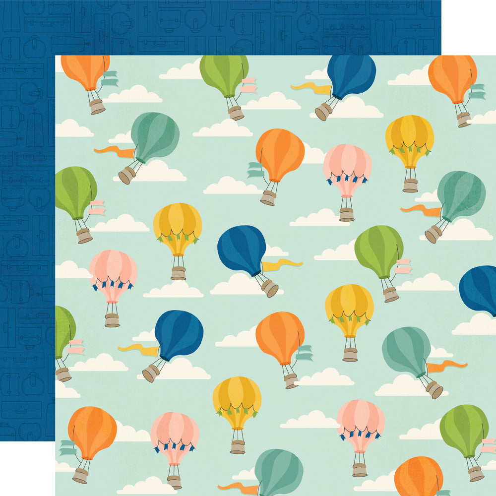Simple Stories - Happy Travels - Cardstock: Scenic Route