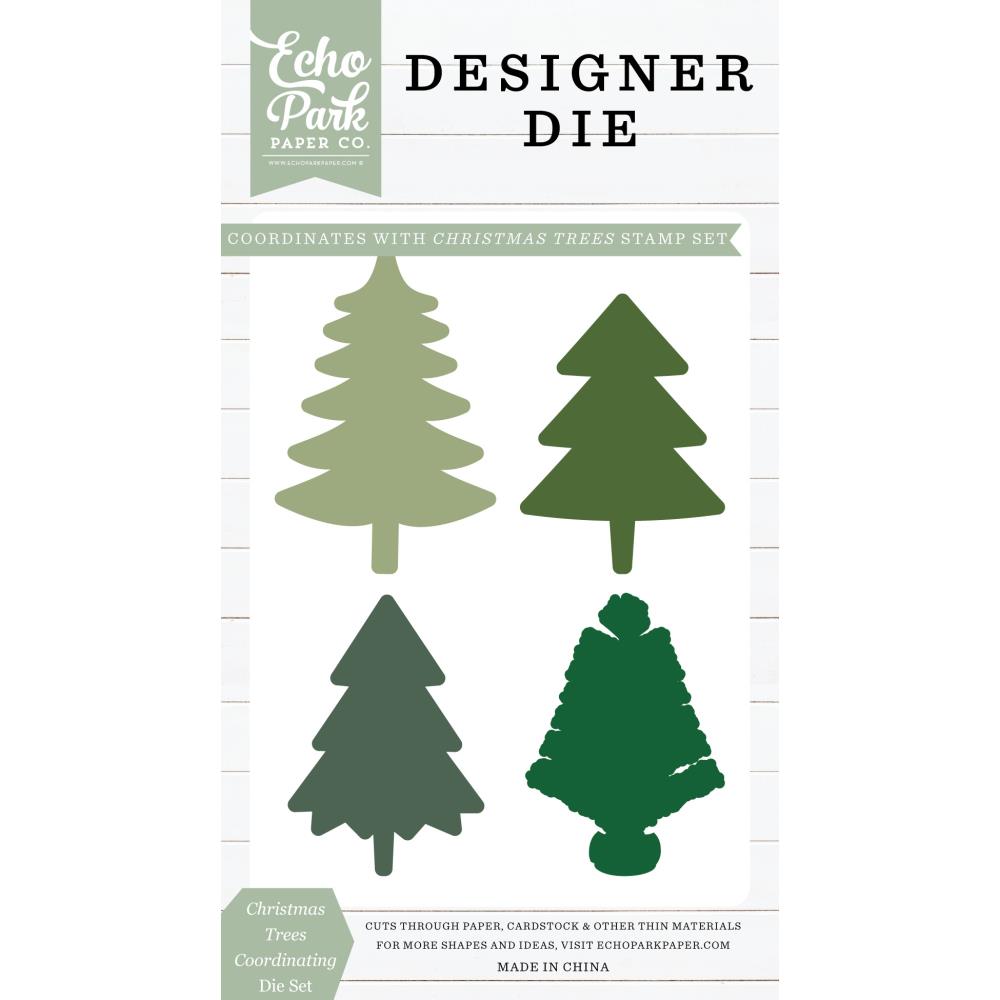 Echo Park - Christmas Trees Stamp & Die Bundle