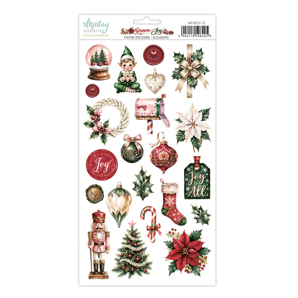 Mintay - Season of Joy - Paper Stickers: Elements