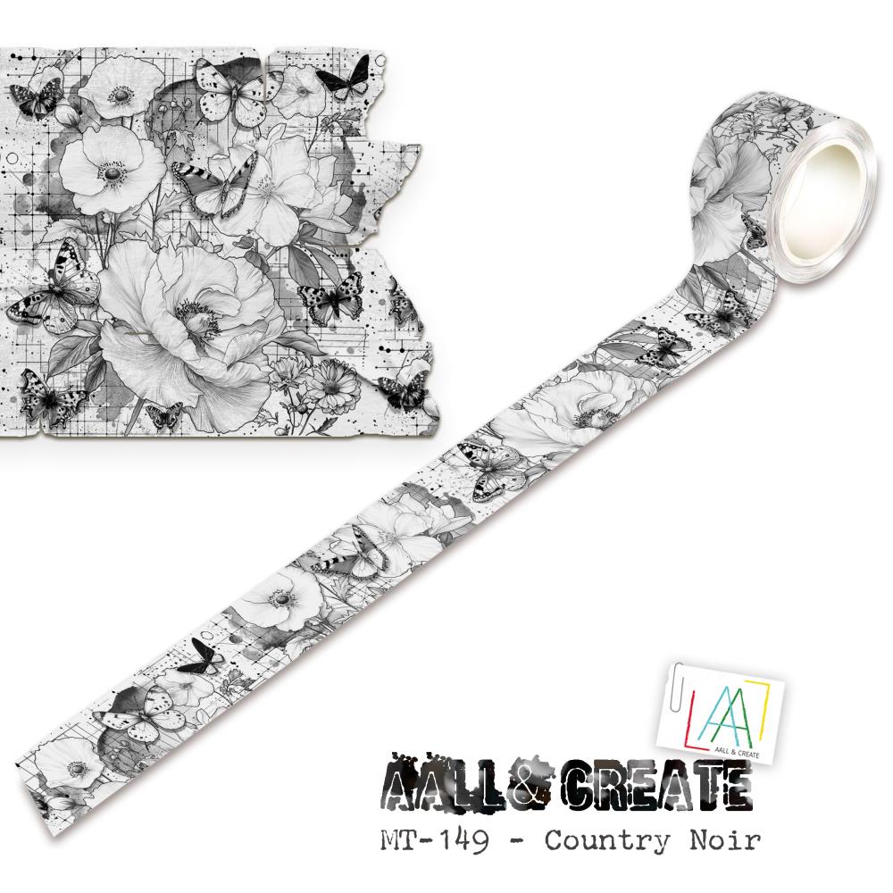 Aall & Create - Layering Washi Tape - Country Noir