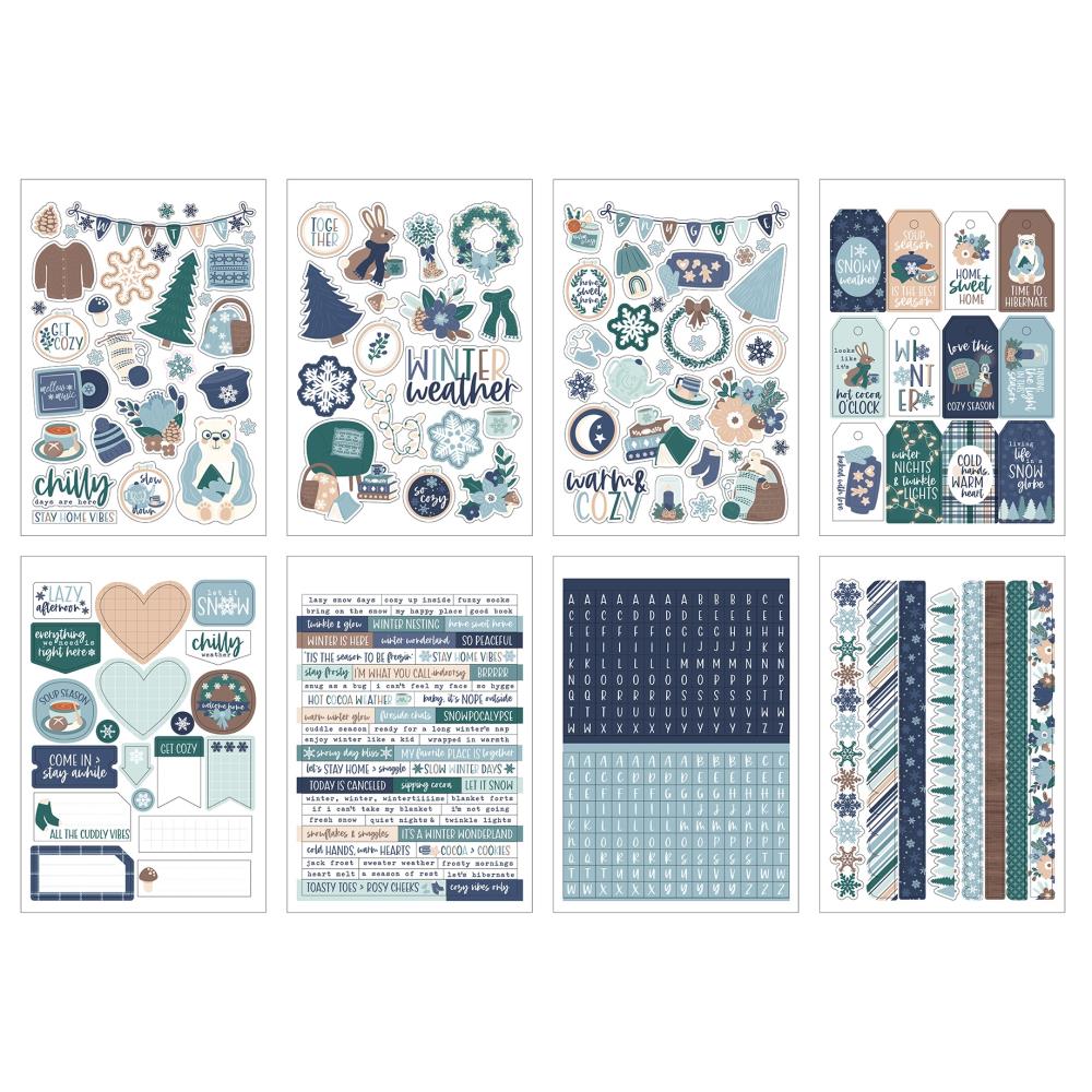 Echo Park - Snow Day - Sticker Book