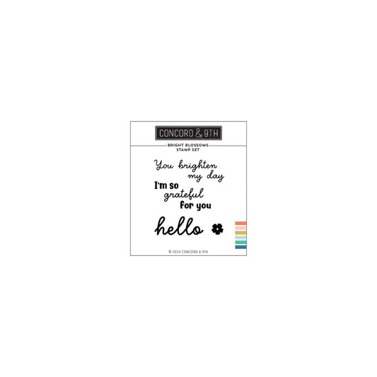 Concord & 9th - Bright Blossoms Stamp & Die Bundle