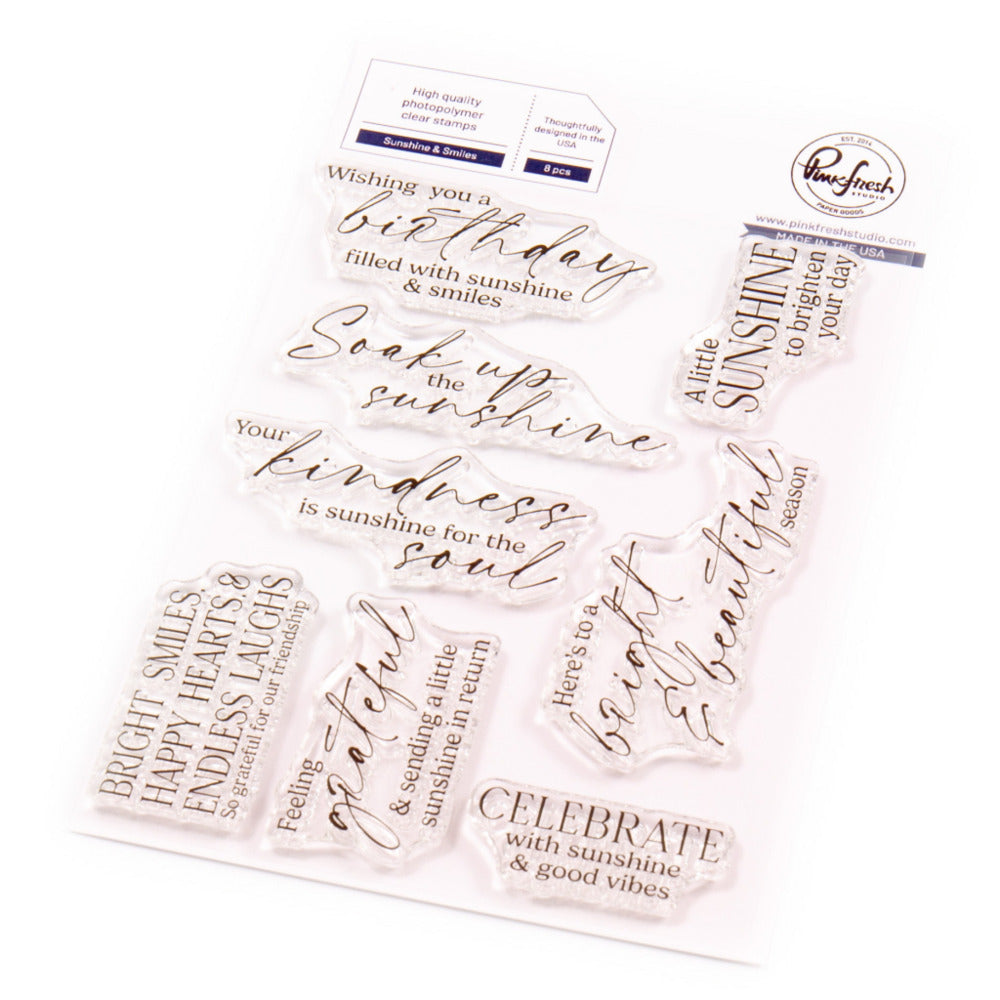 Pinkfresh - Sunshine & Smiles Stamp Set