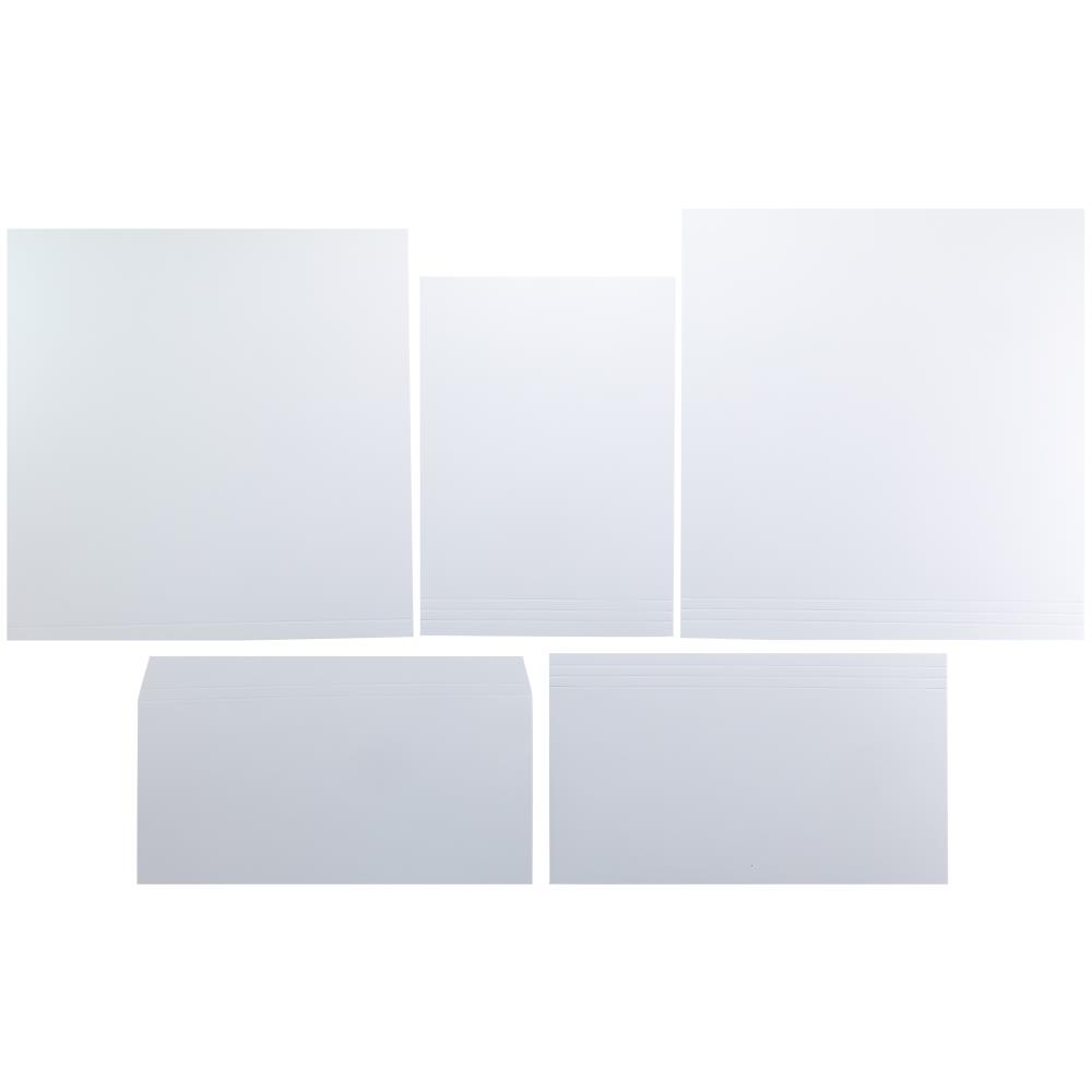 49 & Market - Create-An-Album Foundations Inserts - 12x12 White