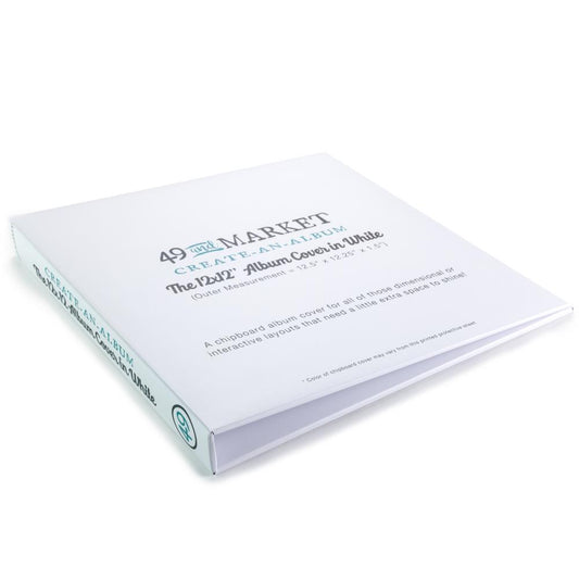 49 & Market - Create-An-Album - 12x12 Album Cover - White