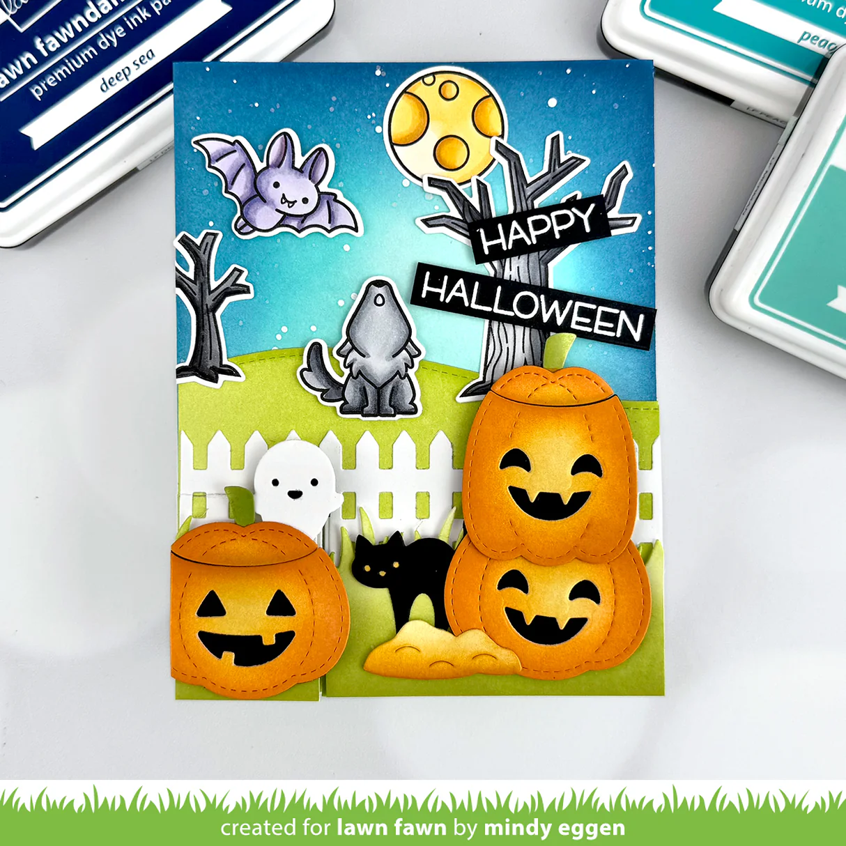 Lawn Fawn - Knock Knock, Who's There? Rectangle Add-On Die Set
