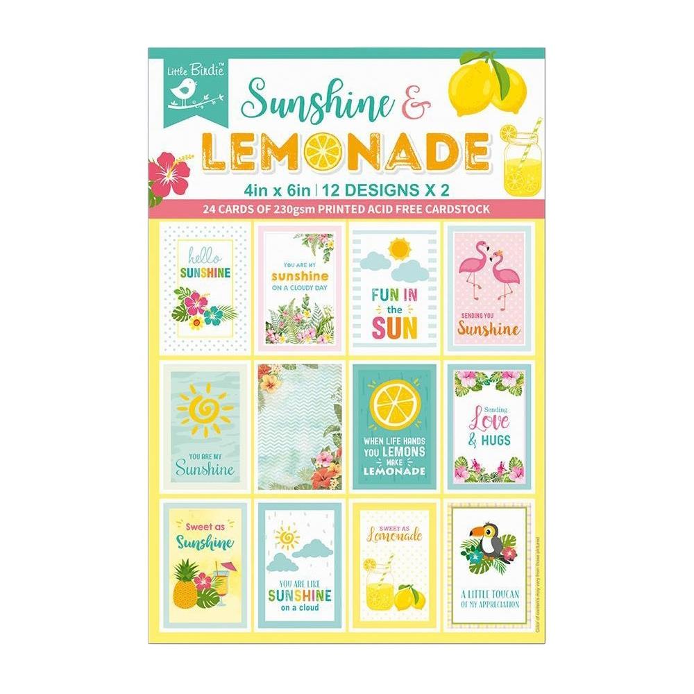 Little Birdie - Sunshine & Lemonade - Journaling Cards