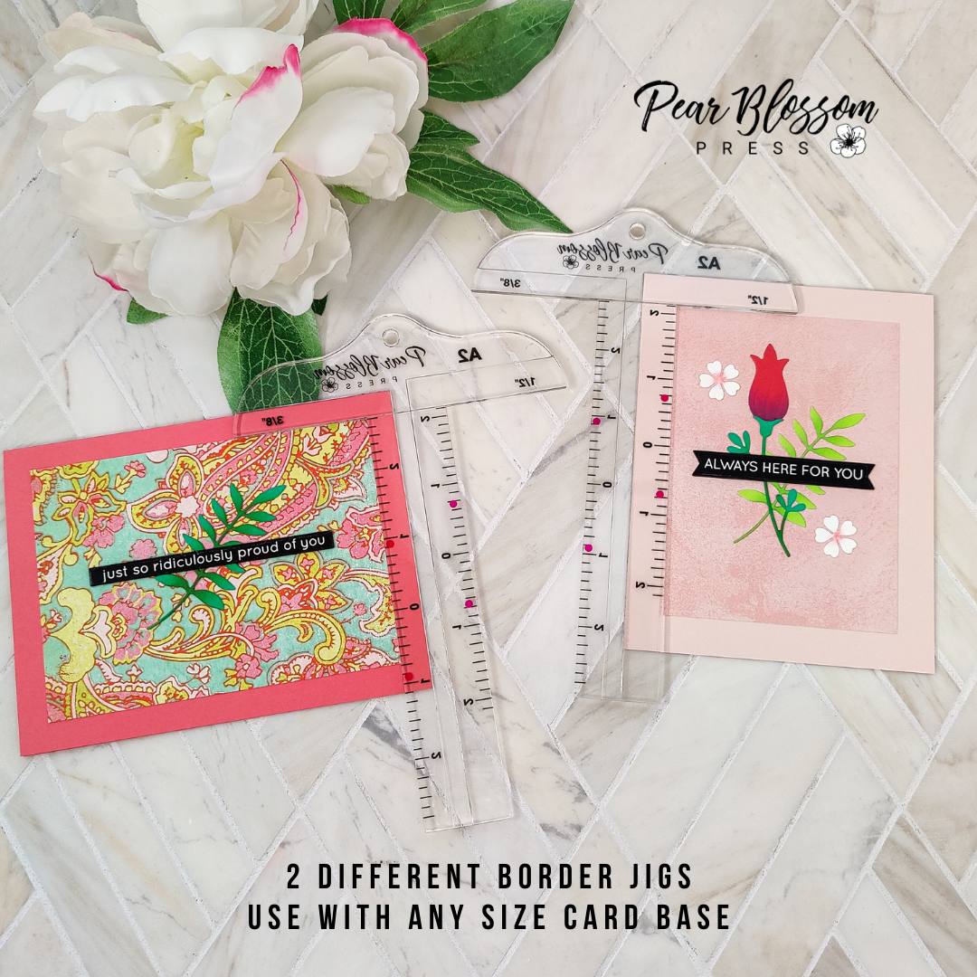 Pear Blossom Press - Cardmaker's T-Square A2 Ruler