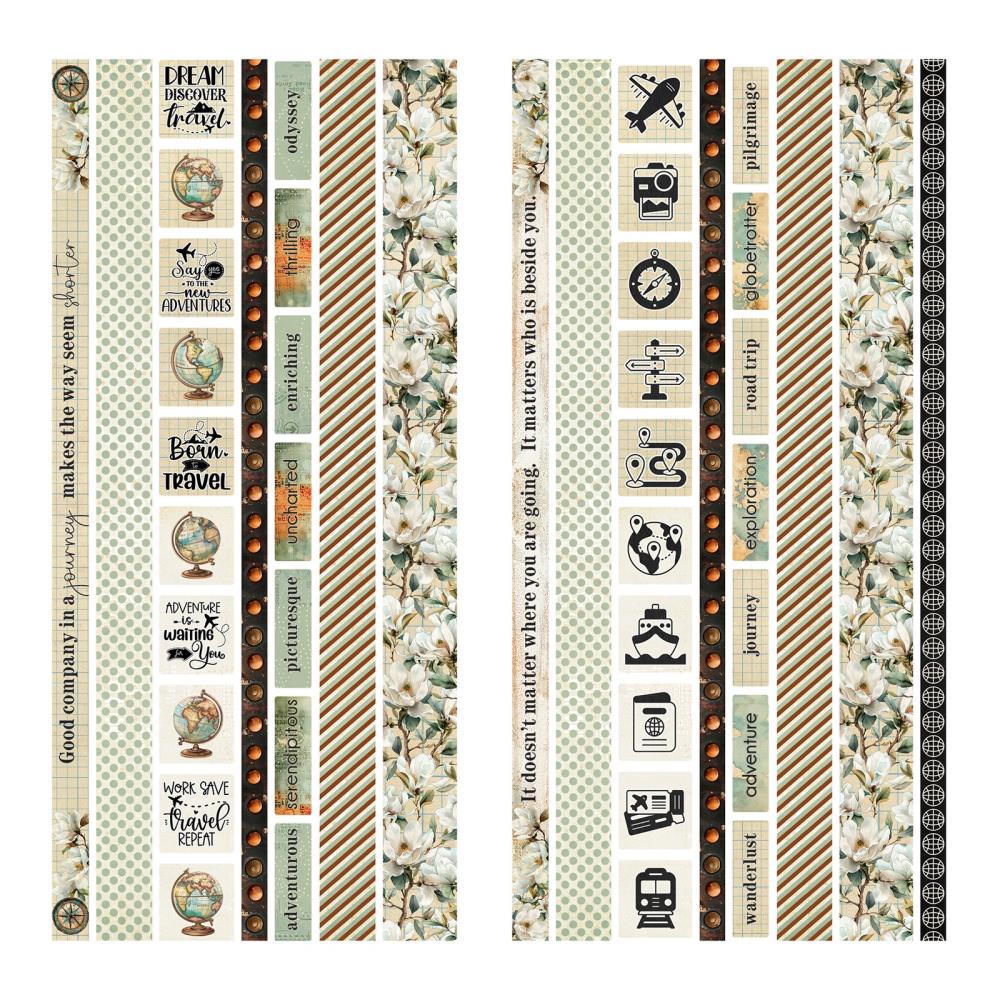 49 and Market - Wanderlust Explorer - Washi Tape Sheets