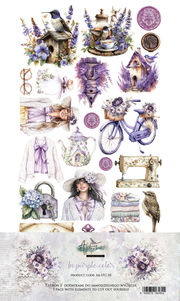 Alchemy of Art - In Purple Color - Extras Paper Set