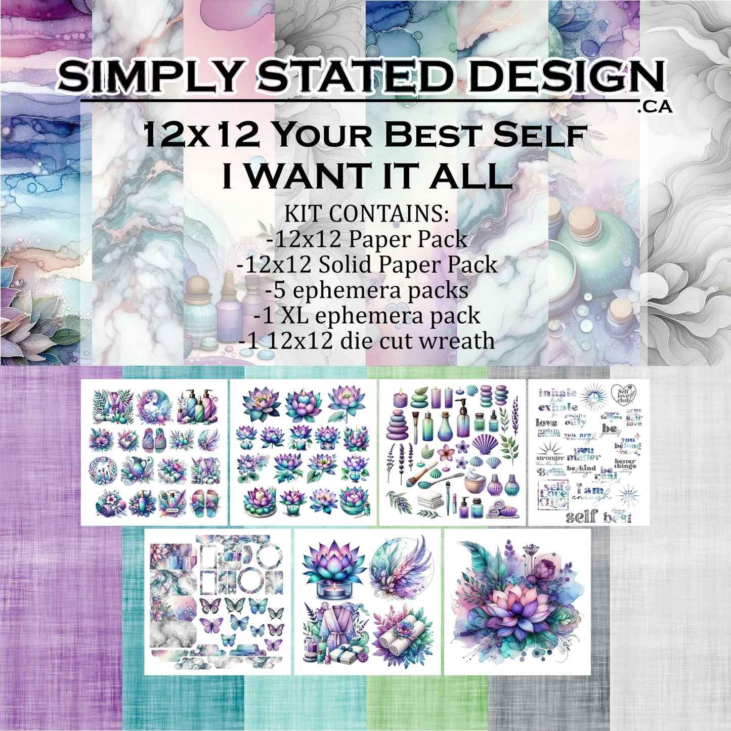 Simply Stated - Your Best Self - I Want It All Bundle