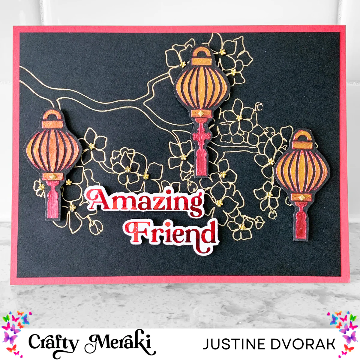 Crafty Meraki - Sakura Blossom Press-Tacular Plate