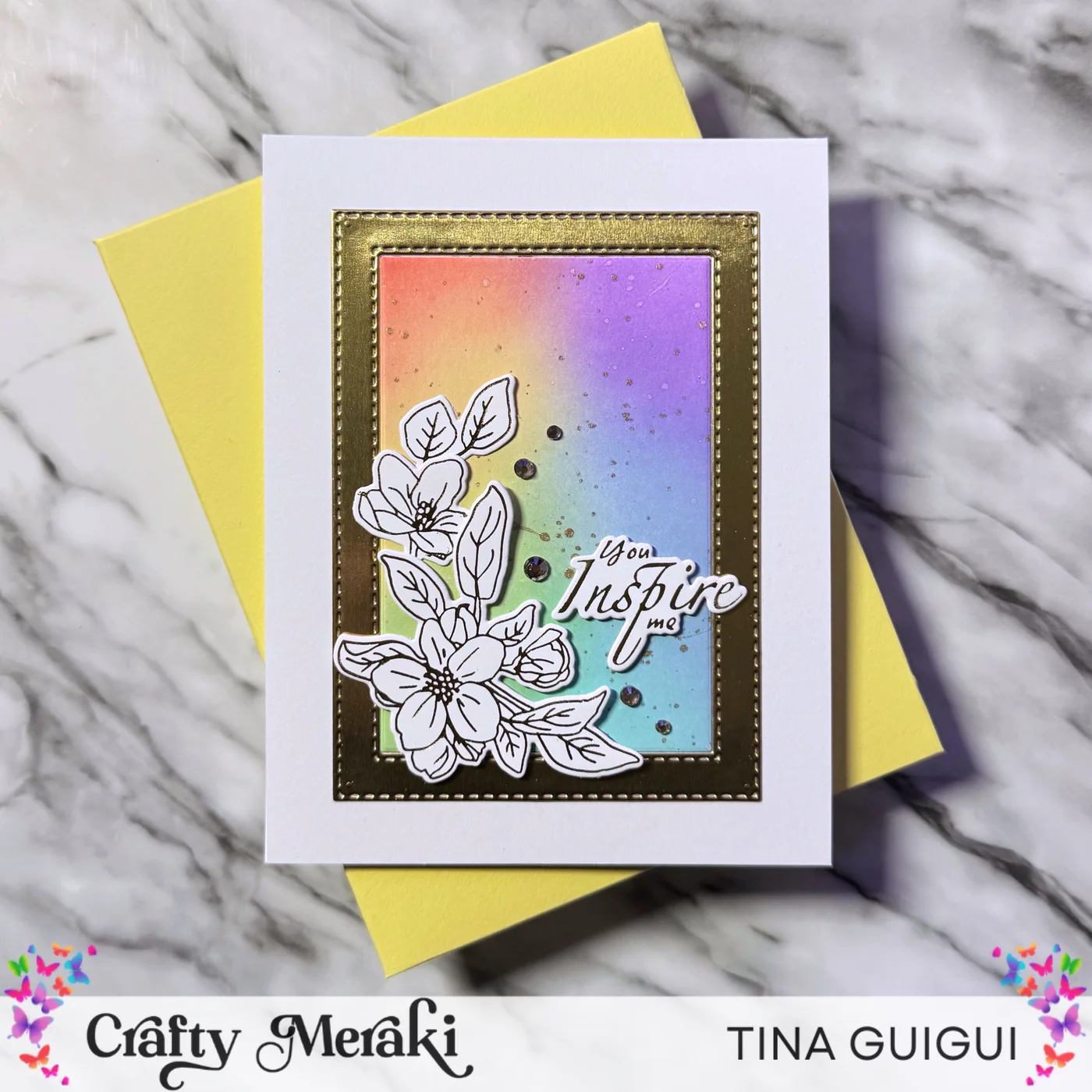 Crafty Meraki - You Inspire Me Press-Tacular Plate