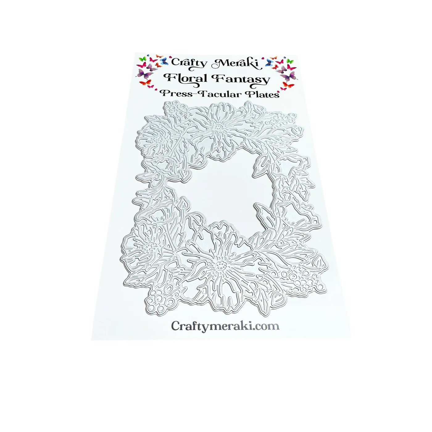 Crafty Meraki - Floral Fantasy Press-Tacular Plate
