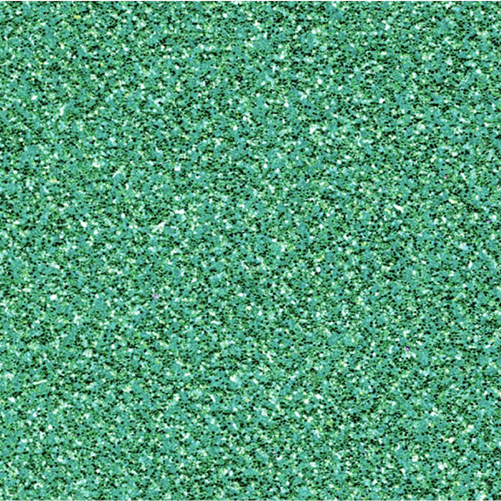 American Crafts - Glitter Silk Cardstock - Jade: 12x12