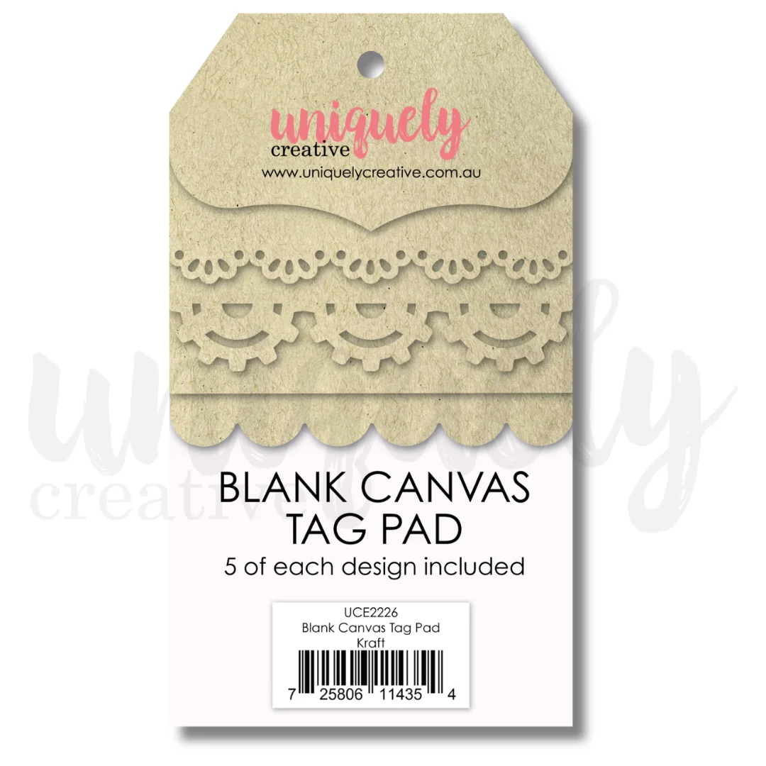 Uniquely Creative - Blank Canvas Tag Pad - Kraft
