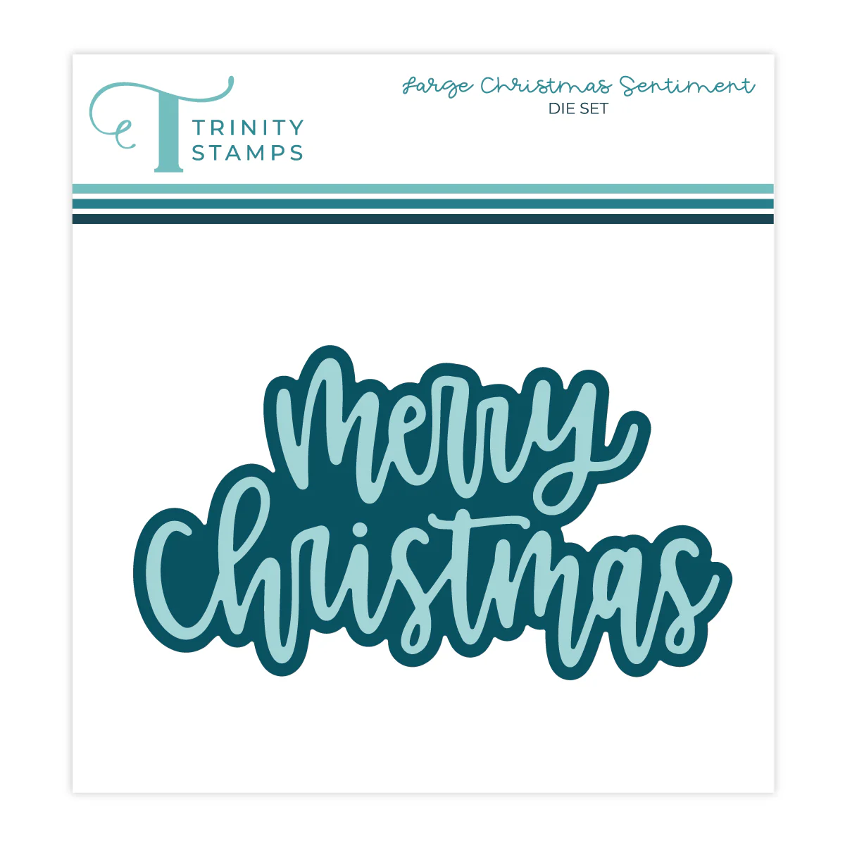 Trinity - Large Christmas Sentiment Die Set