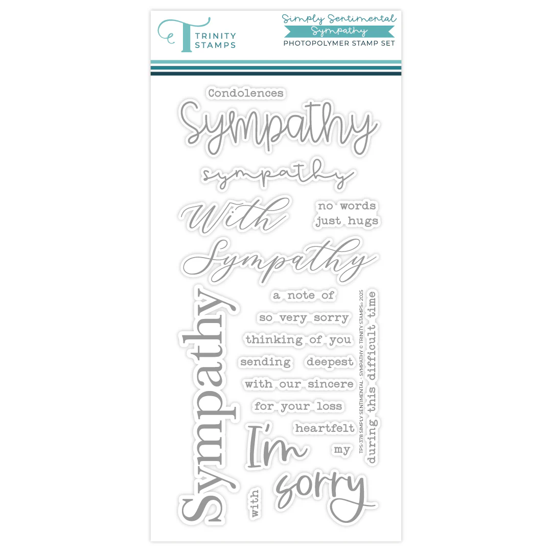 Trinity Stamps - Simply Sentiments - Sympathy Stamp Set