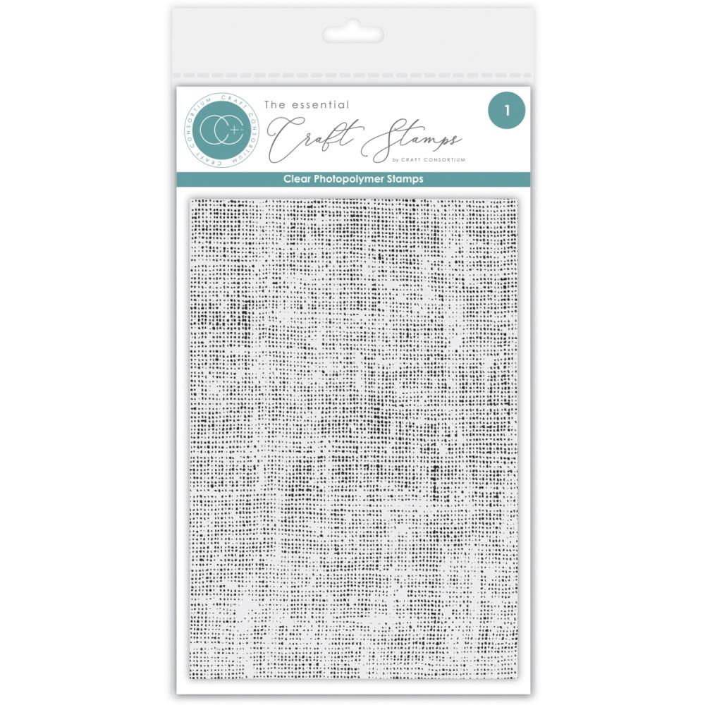 Craft Consortium - Linen Texture Stamp