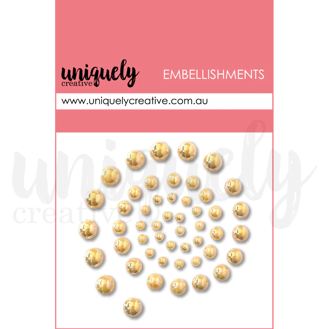 Uniquely Creative - Embellishment - Champagne Pearls
