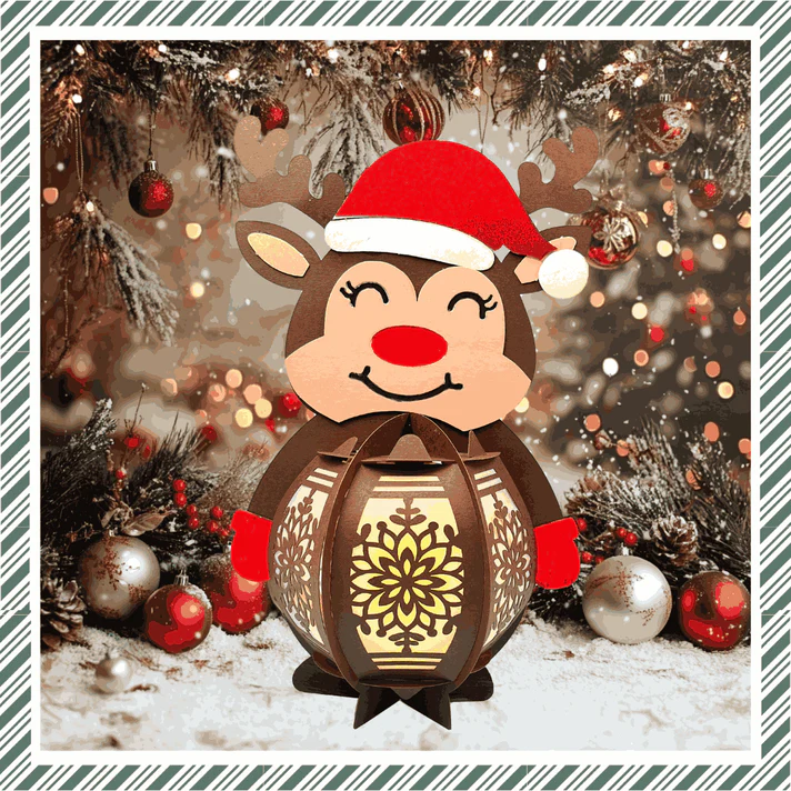 CrafTreat - DIY Paper Lantern - Reindeer