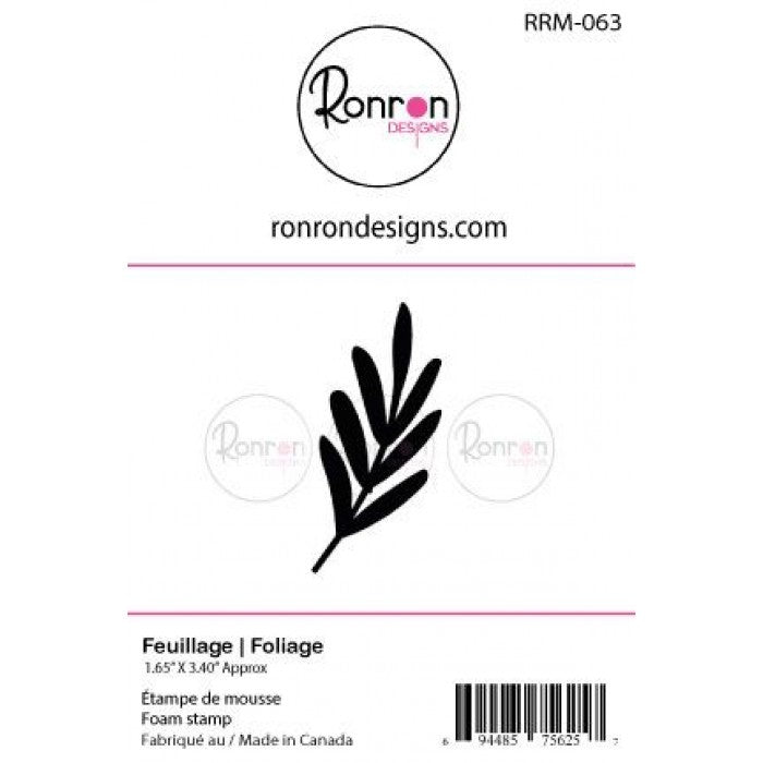 RonRon Designs - Foam Stamp - Foliage
