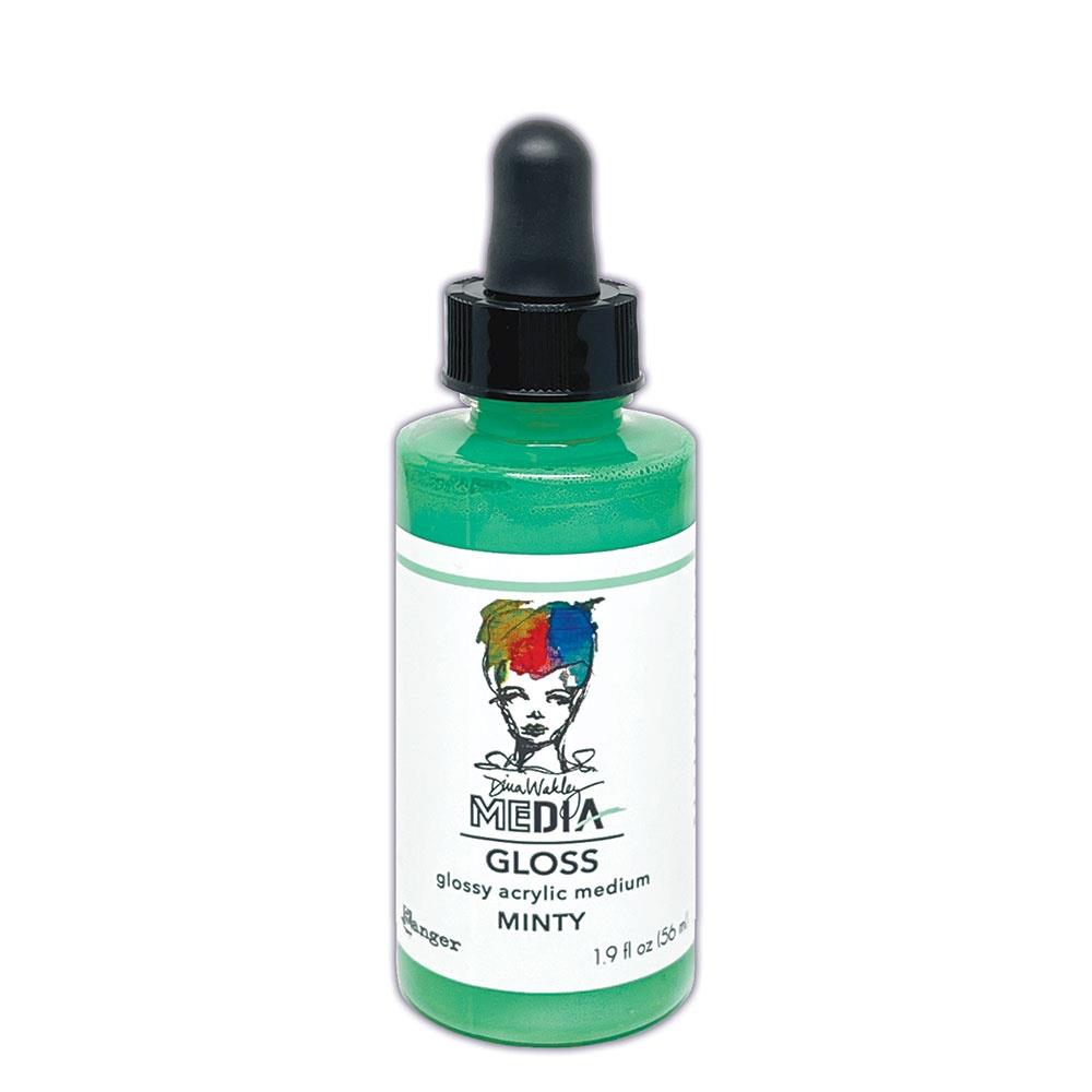 Dina Wakley - Glossy Acrylic Medium - Minty