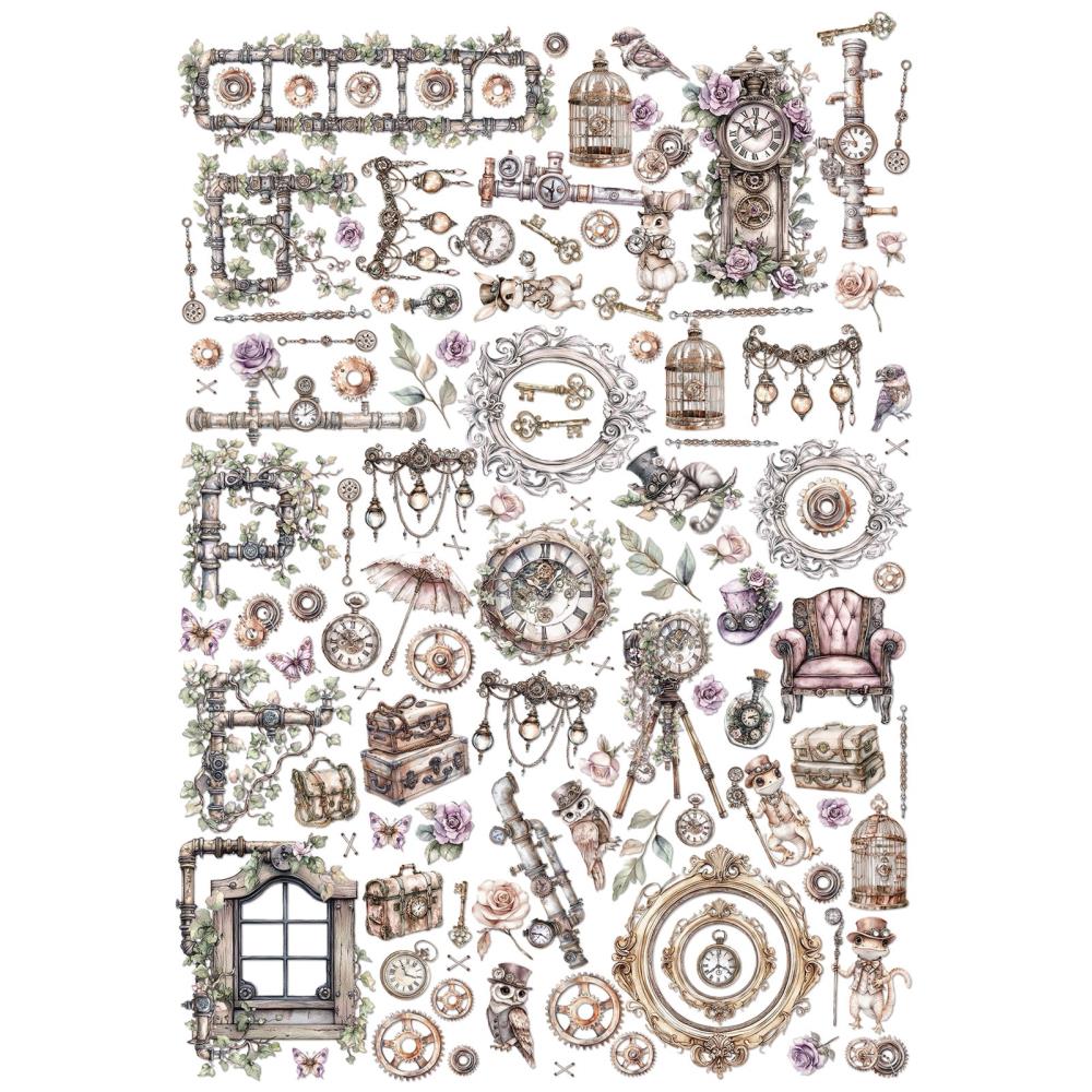 49 and Market - Echoes of Time - Laser Cuts: Elements