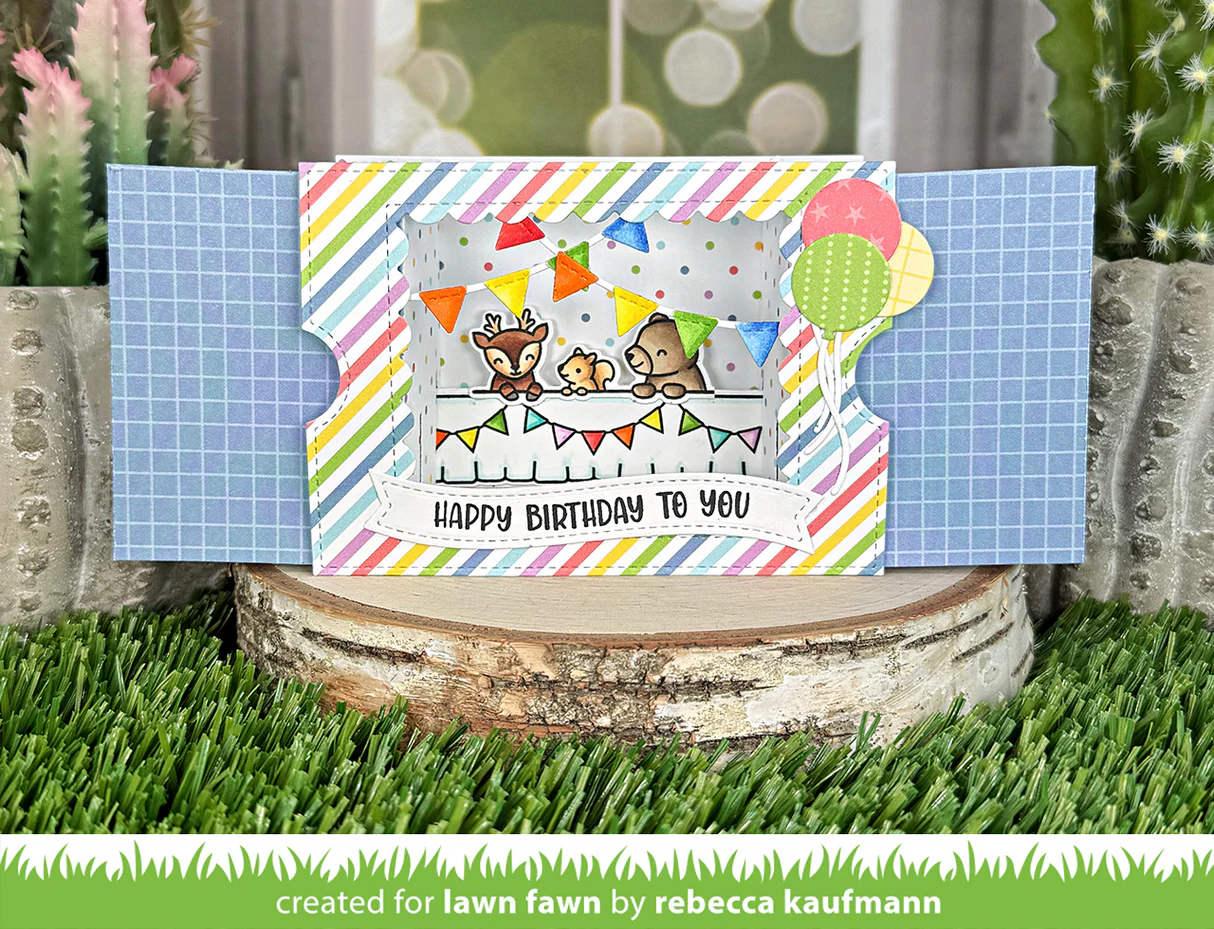 Lawn Fawn - Ta-Da! Diorama! Scalloped Window Add-On Die Set