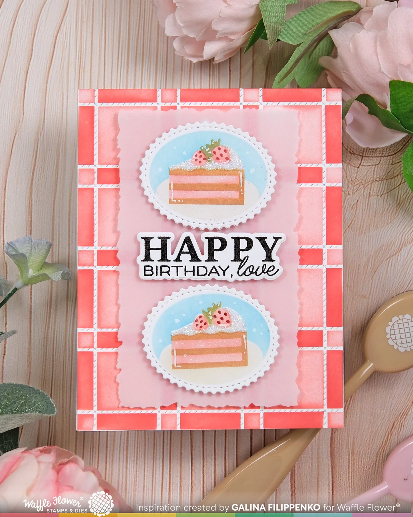 Waffle Flower - A7 Fringe Frames Die Set