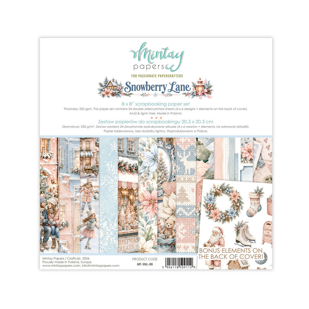 Mintay - Snowberry Lane - 8x8 Paper Pack