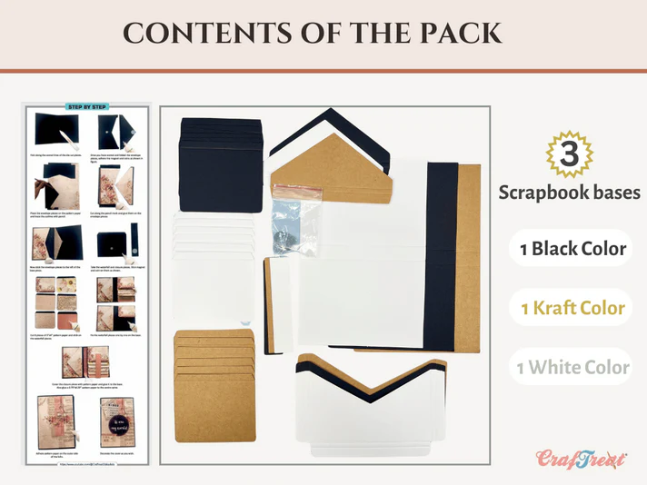 CrafTreat - Blank Quick Folio - Envelope Pocket 3 in 1