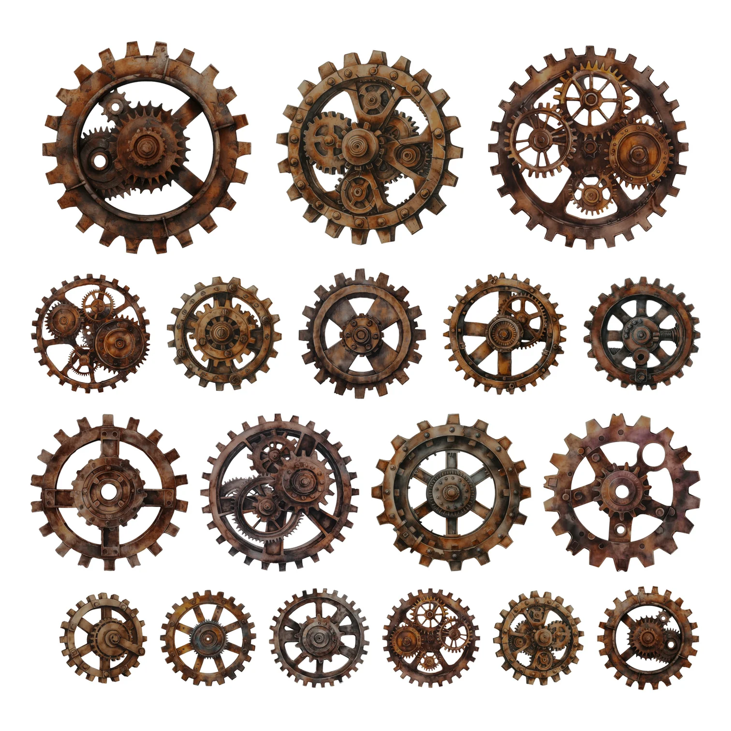 Simply Stated - Urban Grunge - Gears Ephemera