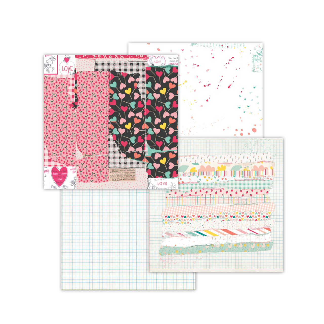Pretty Little Studio - Love Is Kind - Mixed Paper Pack: 12x12