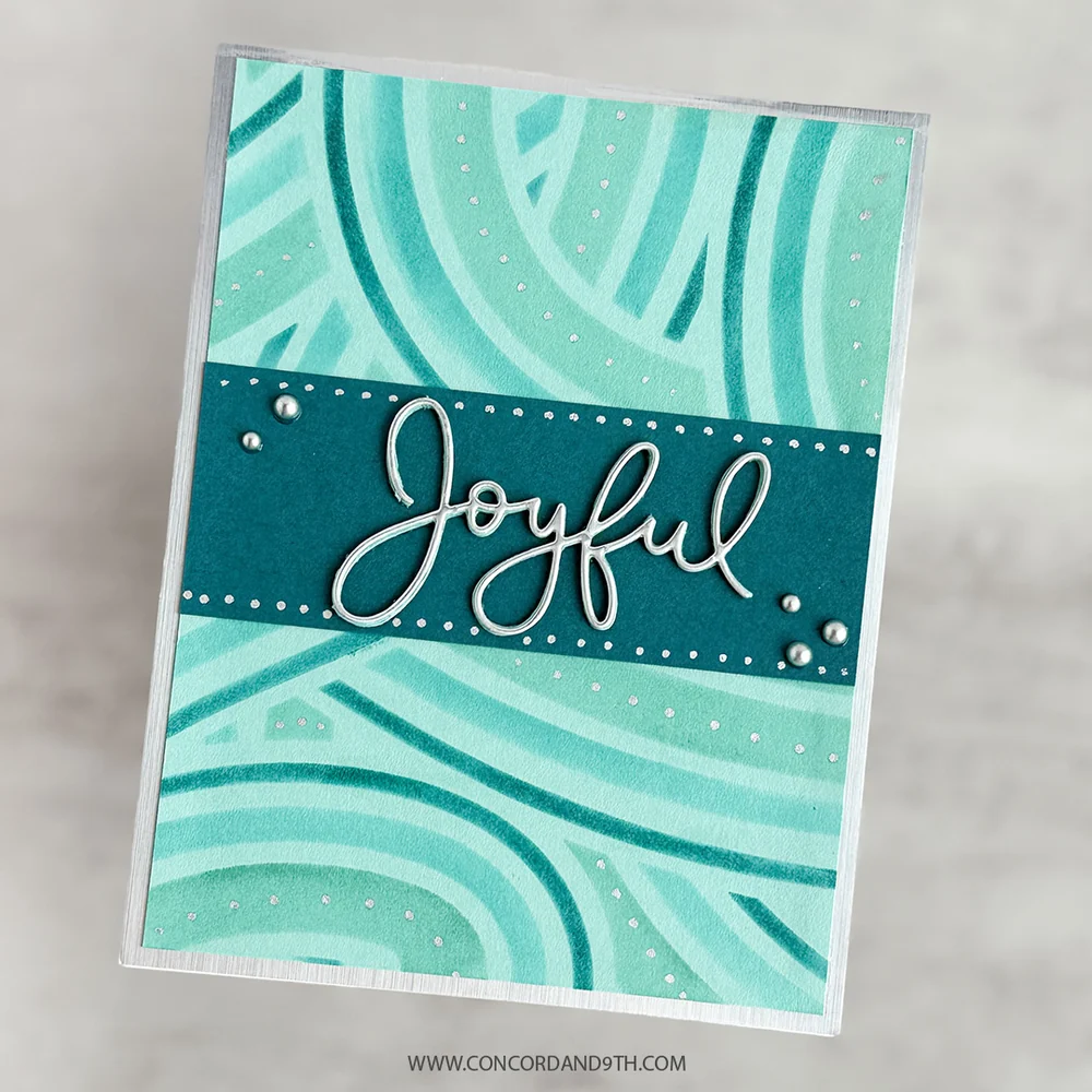 Concord & 9th - Peppermint Stripes Stencil Pack by Kristina Werner