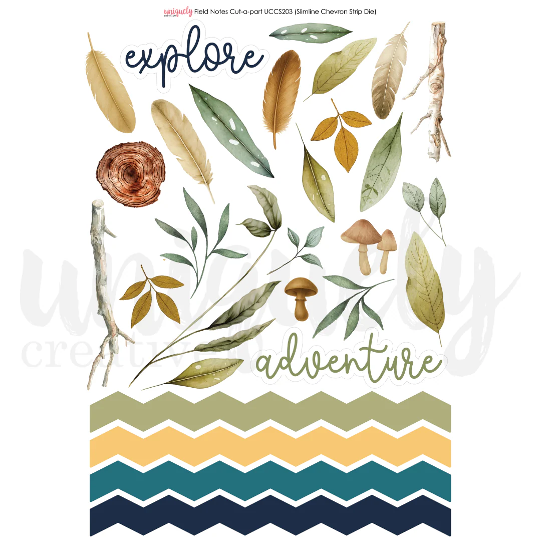 Uniquely Creative - Field Notes - Cut-a-Part Sheet