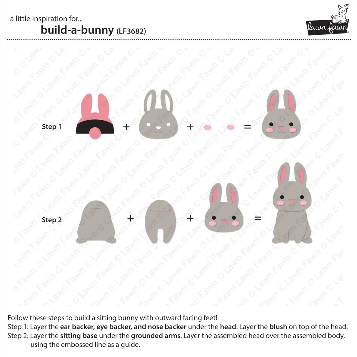 Lawn Fawn - Build-A-Bunny Die Set