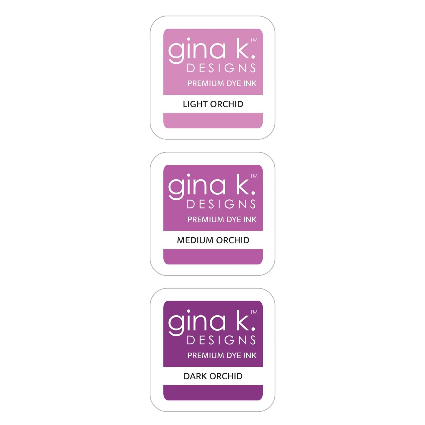 Gina K. - Orchid Ink Cube Set