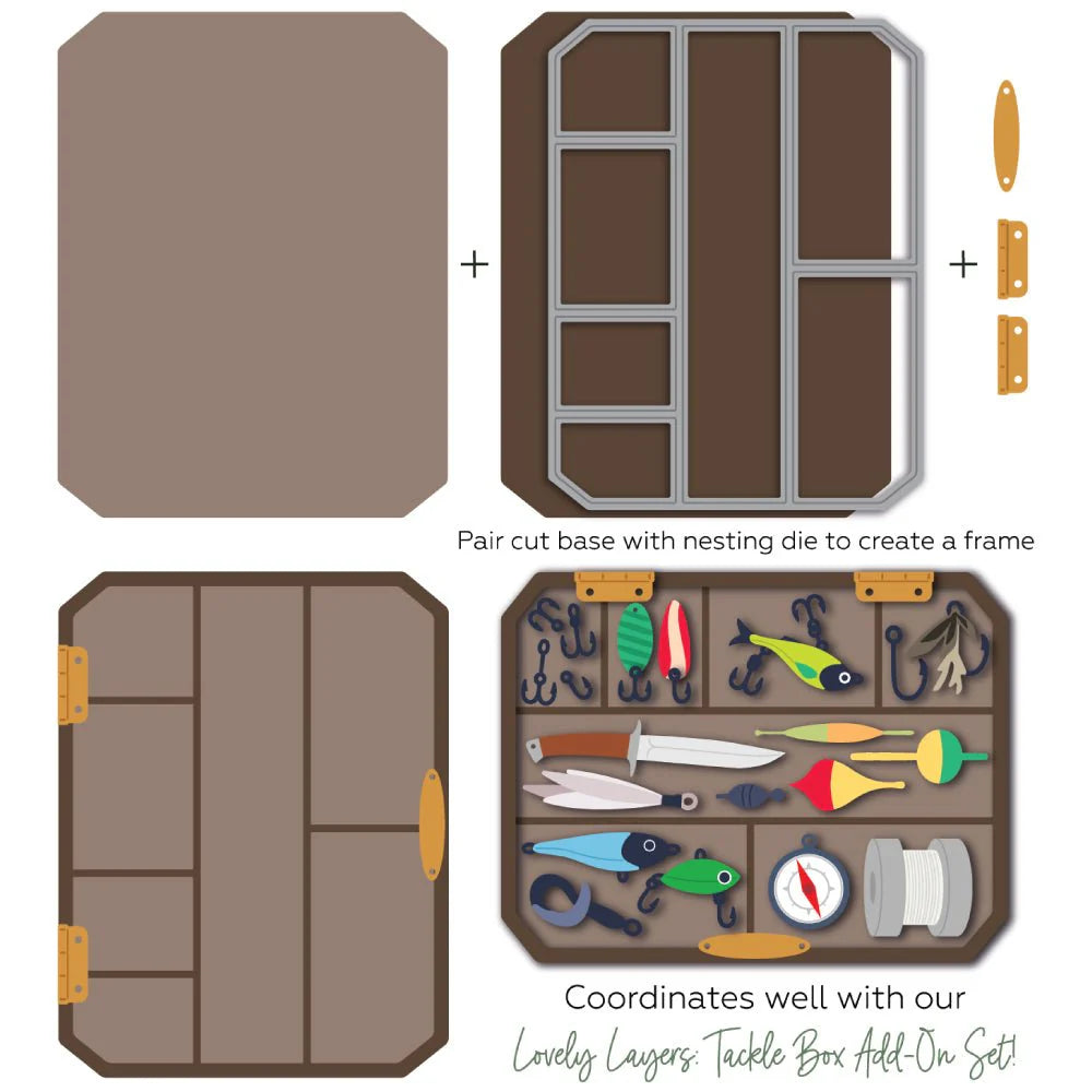 Honey Bee - Display Box A2 Cover Plate Die Set