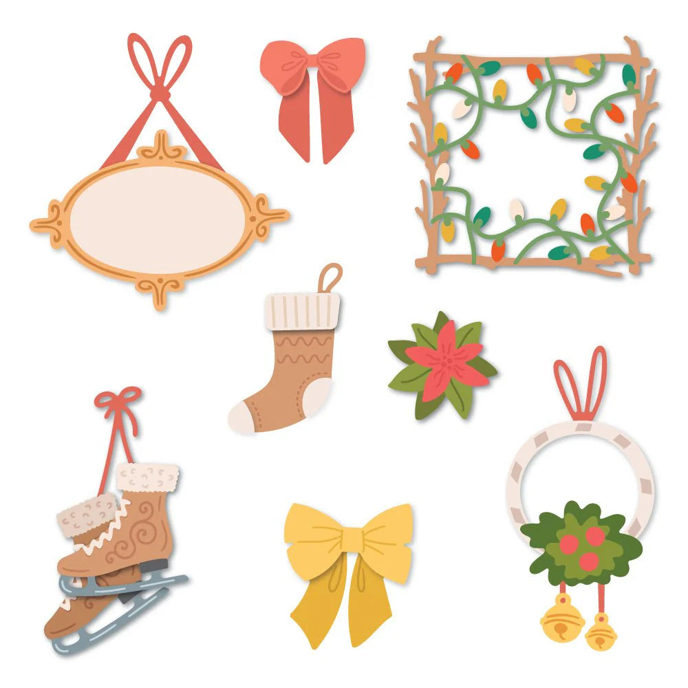Honey Bee - Lovely Layers: Gallery Wall Holiday Add-On Die Set
