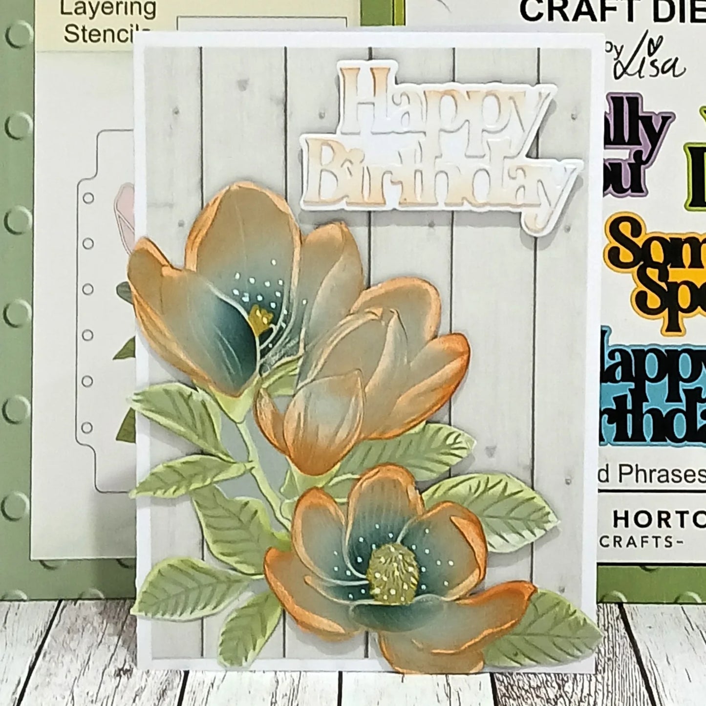 Lisa Horton - Magnolia Corner 3D Embossing Folder