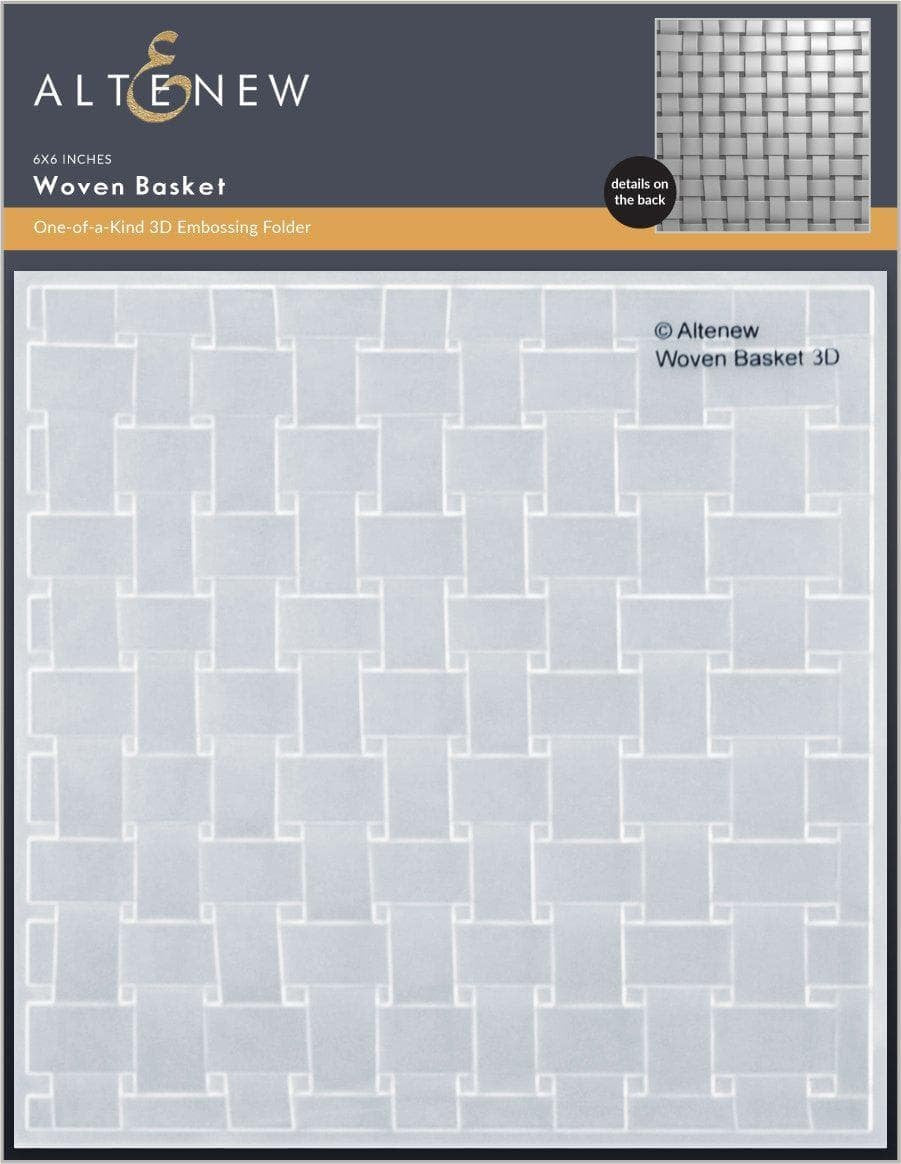 Altenew - 3D Embossing Folder - Woven Basket