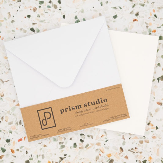 Prism Studio - 6x6 Card Blanks & Envelopes