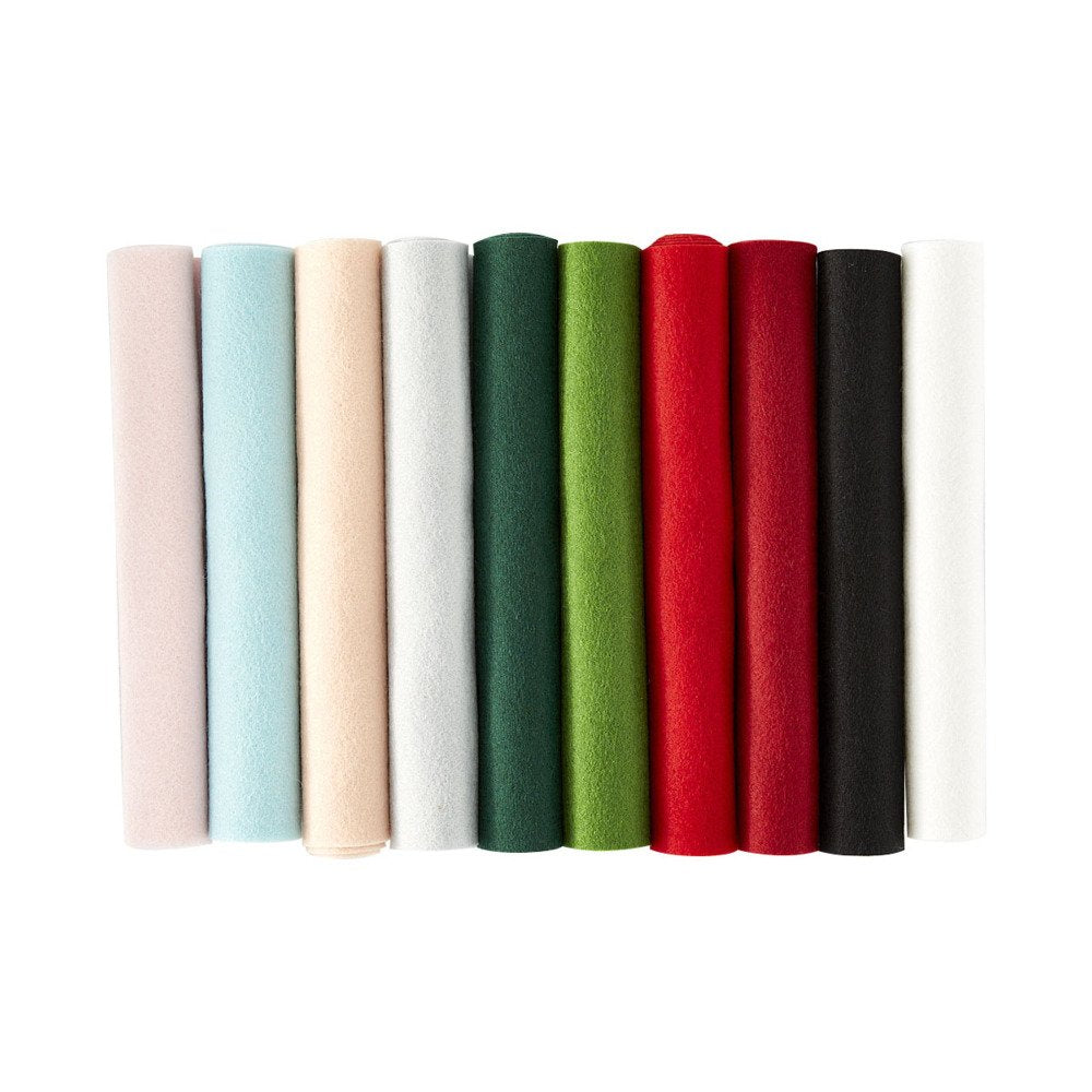 Spellbinders - Merino Wool Felt Sheets - Holiday Collection